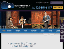 Tablet Screenshot of northernskytheater.com